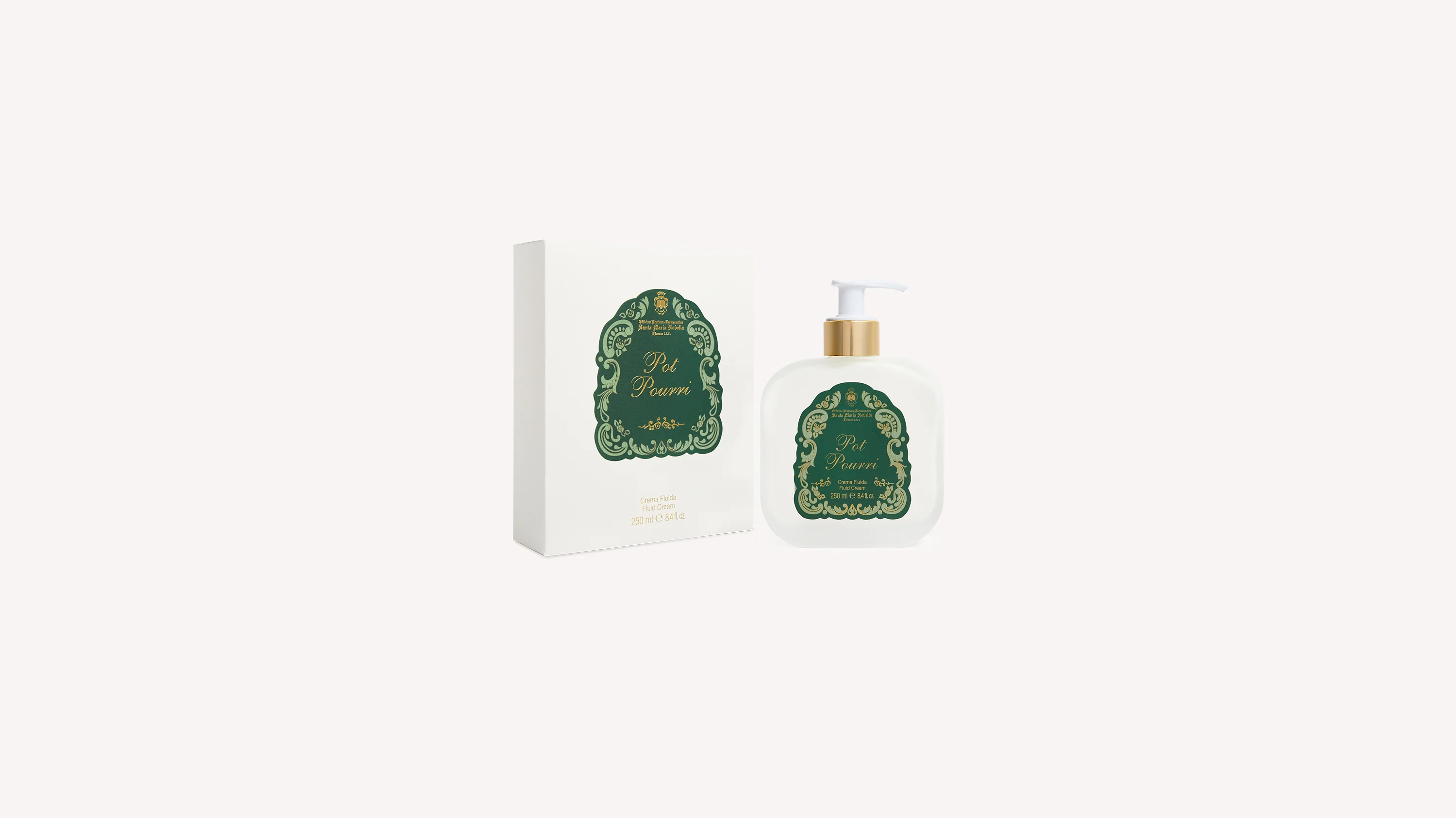 Pot Pourri Fluid Body Cream Glass - Image 4