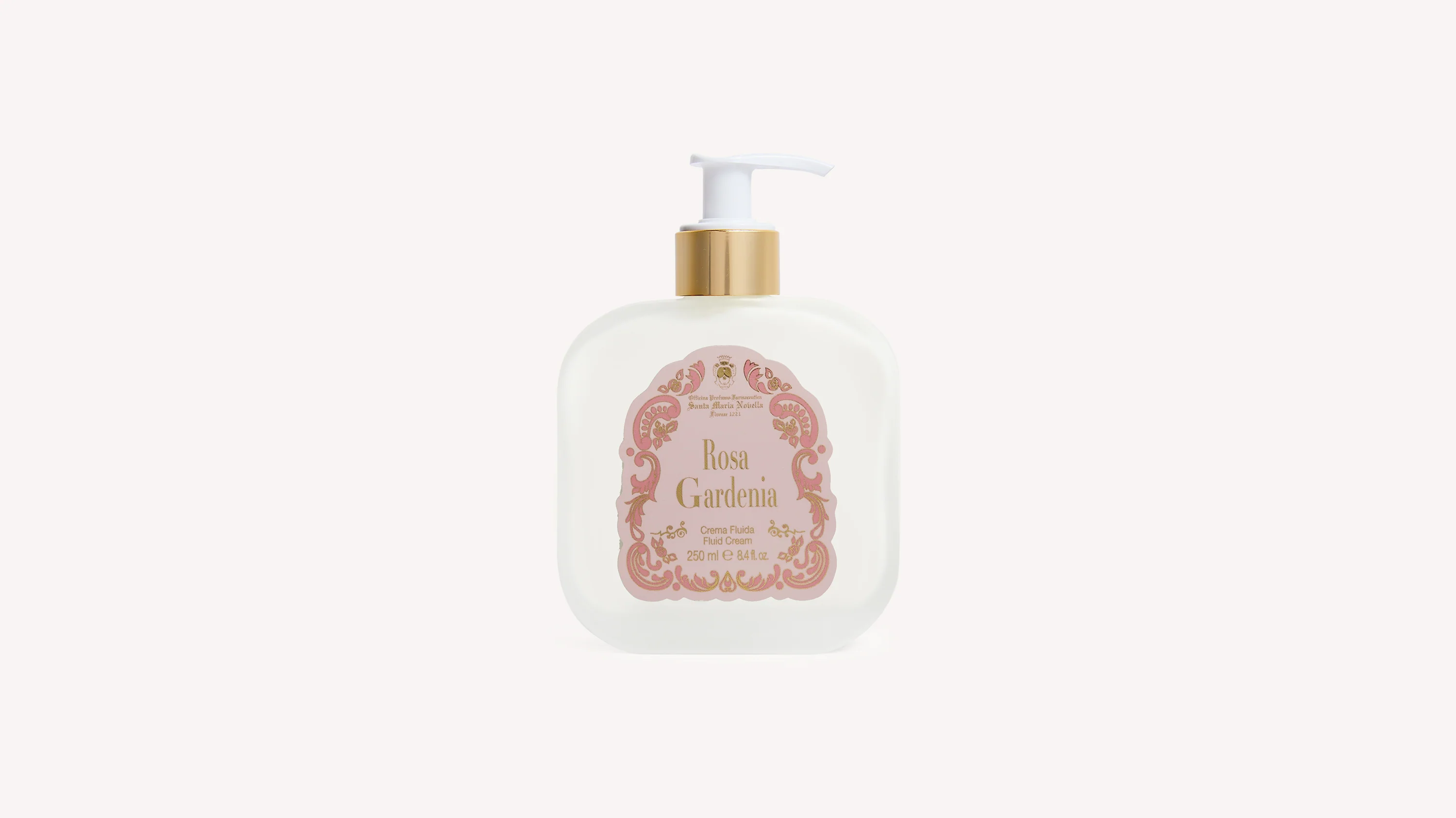 Rosa Gardenia Fluid Body Cream Glass - Image 3