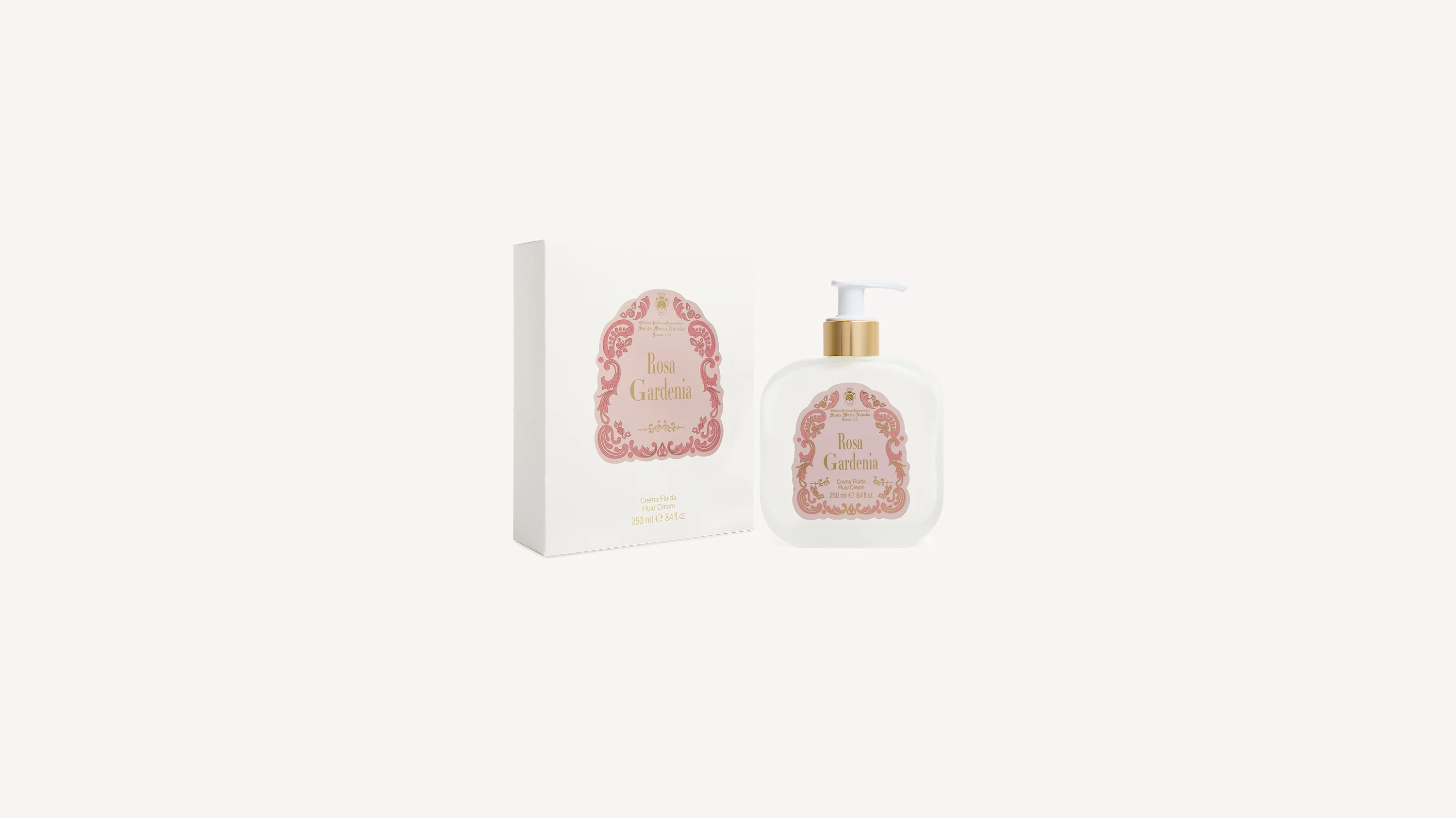 Rosa Gardenia Fluid Body Cream Glass - Image 4