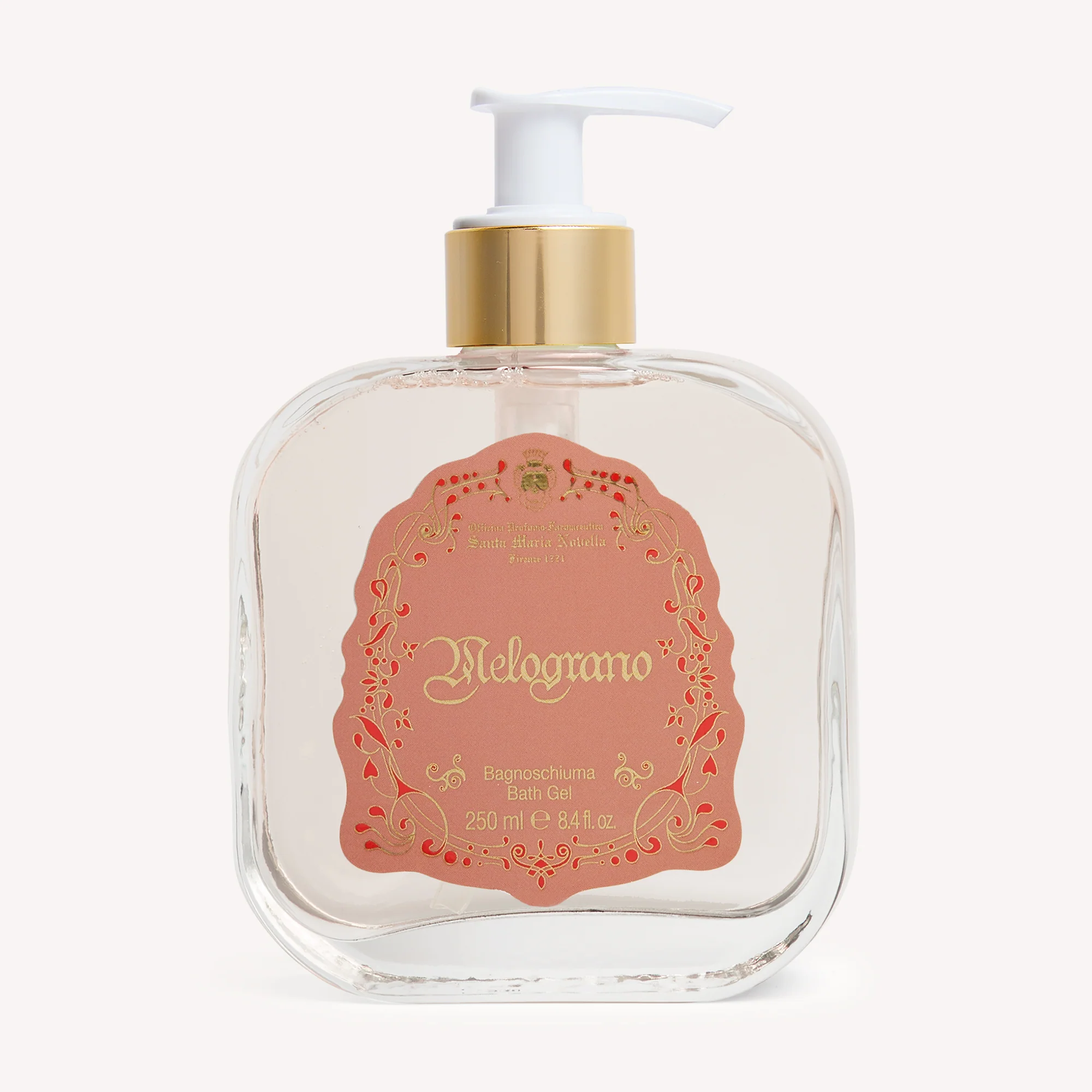Melograno Bath Gel Glass