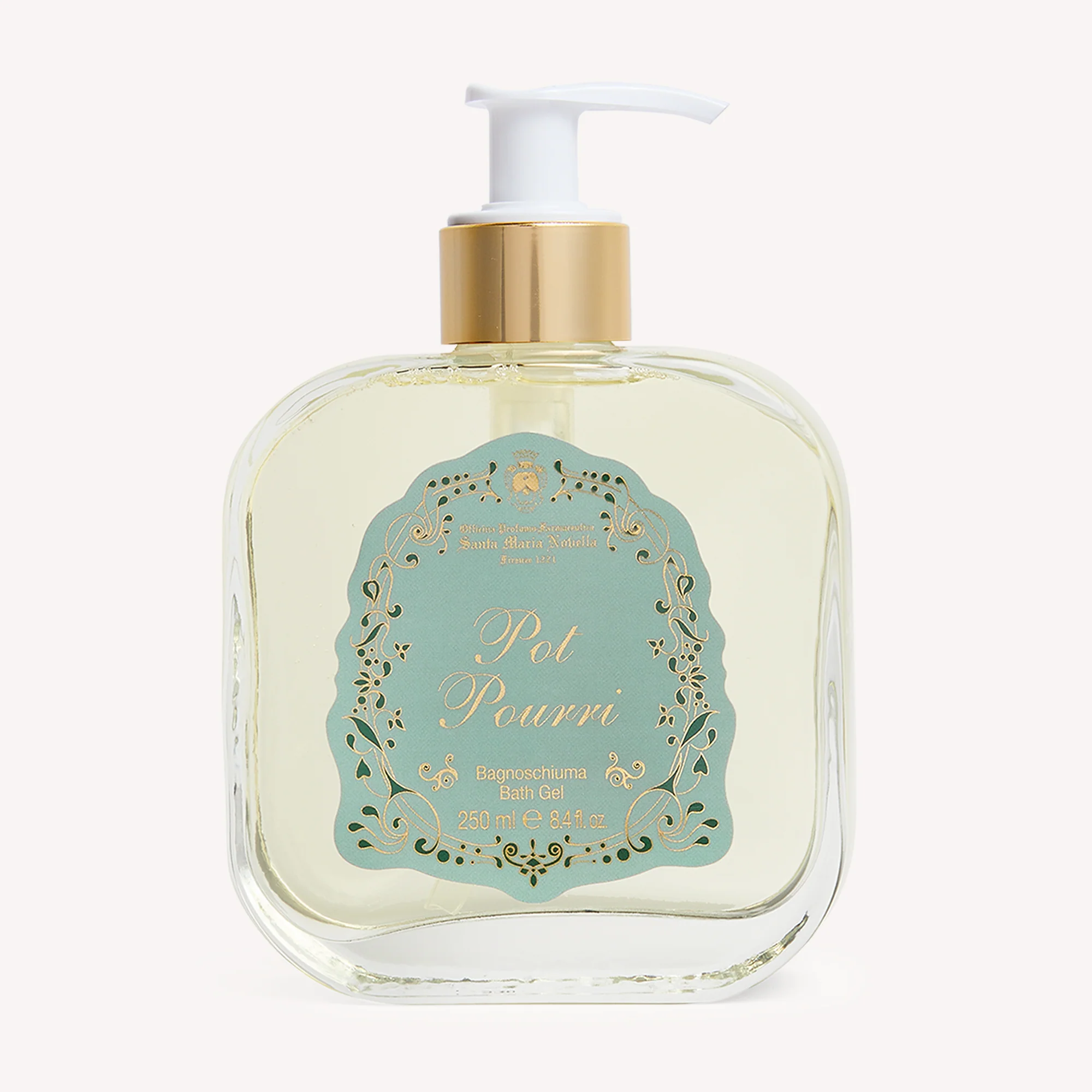 Pot Pourri Bath Gel Glass