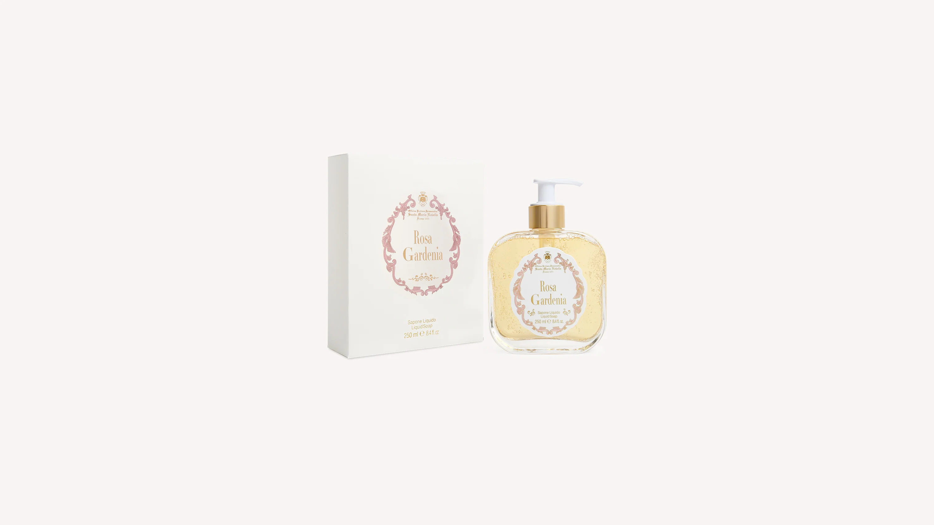 Rosa Gardenia Liquid Soap Glass - Image 4