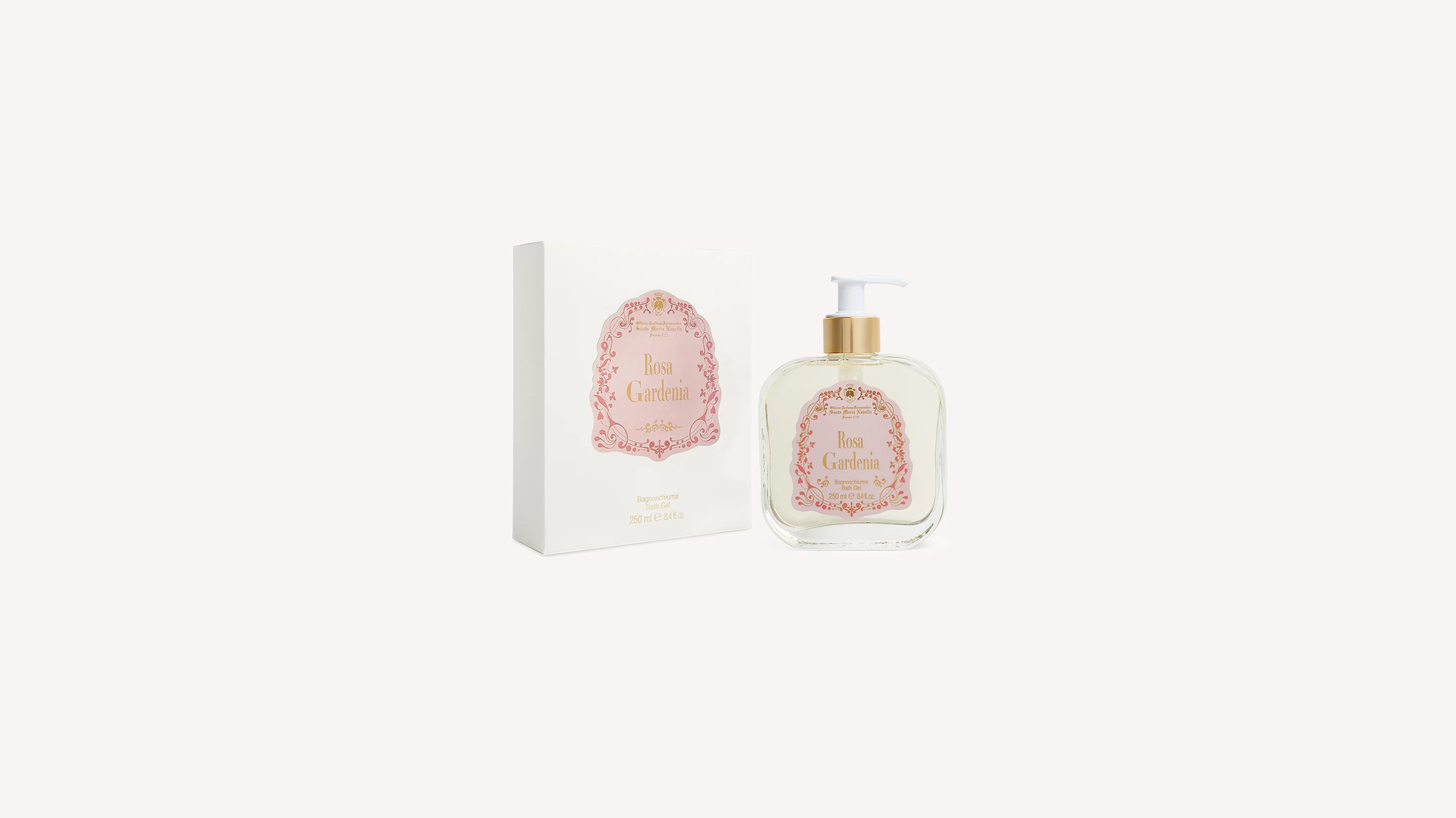 Rosa Gardenia Bath Gel Glass - Image 4
