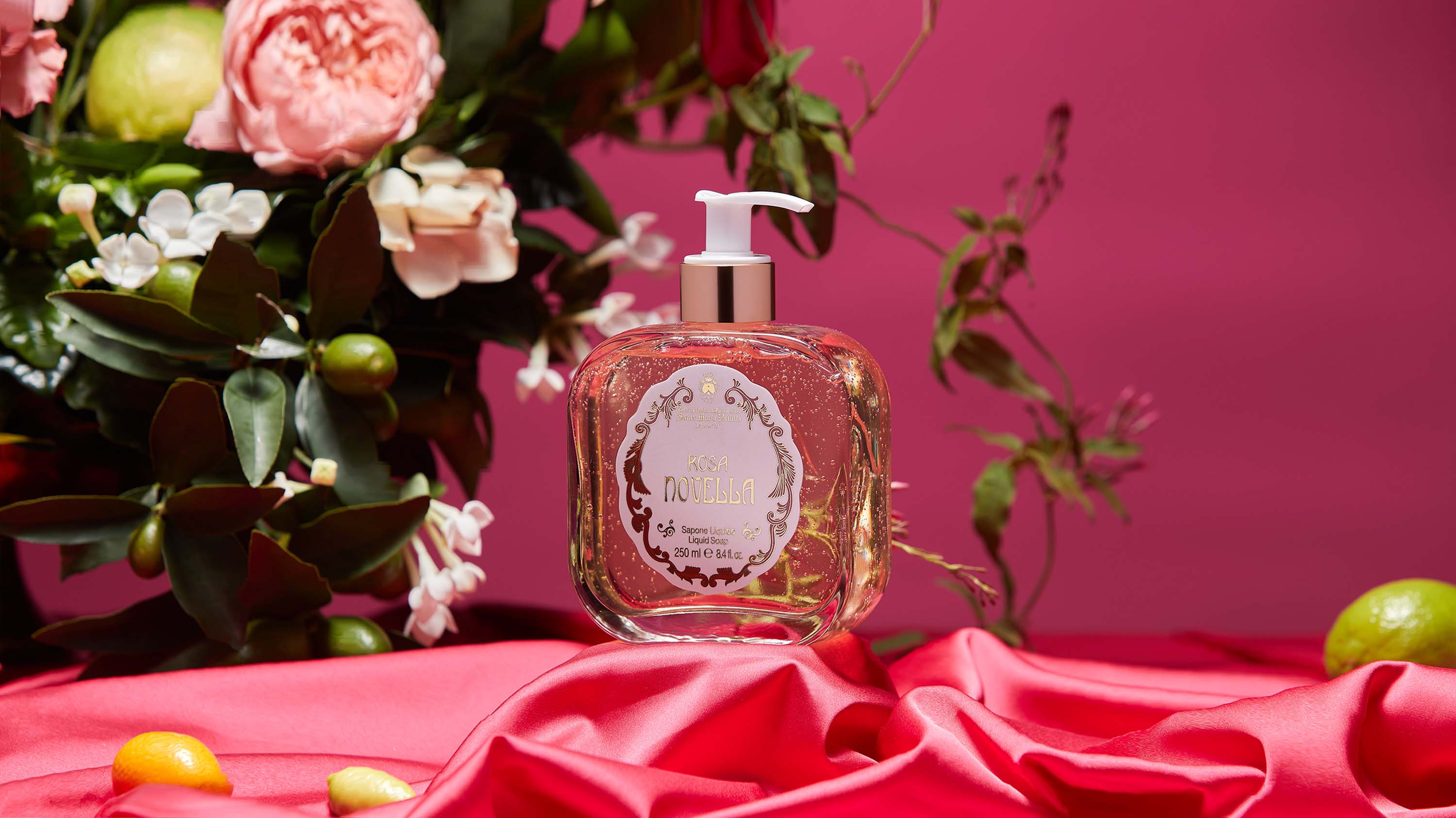 Rosa Novella Liquid Soap Glass - Image 2
