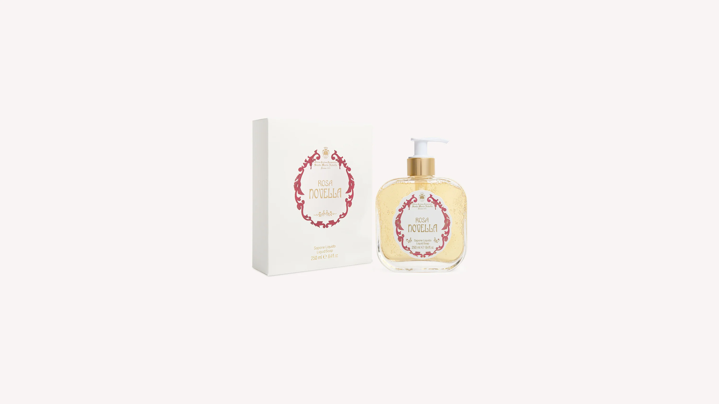 Rosa Novella Liquid Soap Glass - Image 4