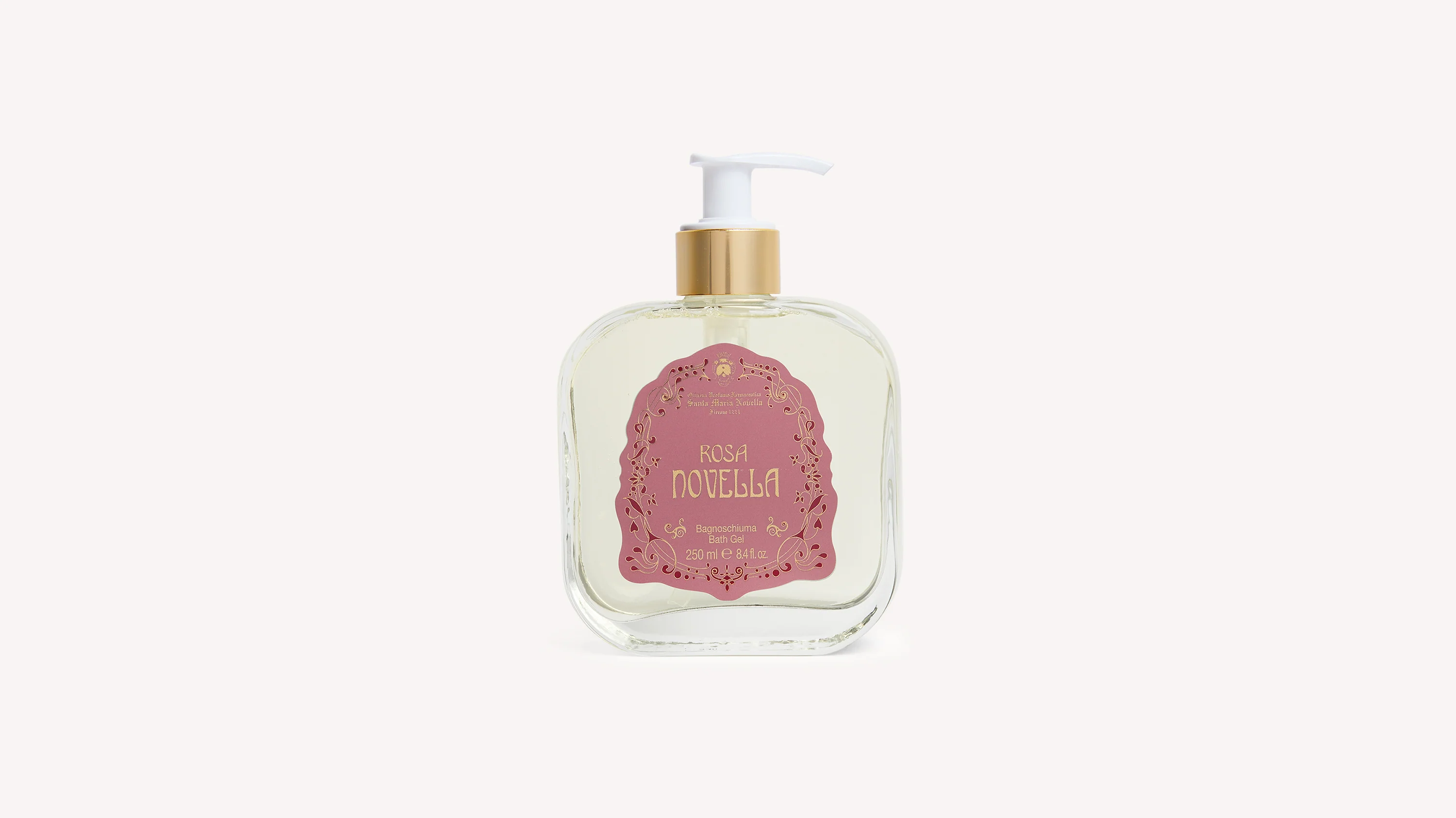 Rosa Novella Bath Gel Glass - Image 3