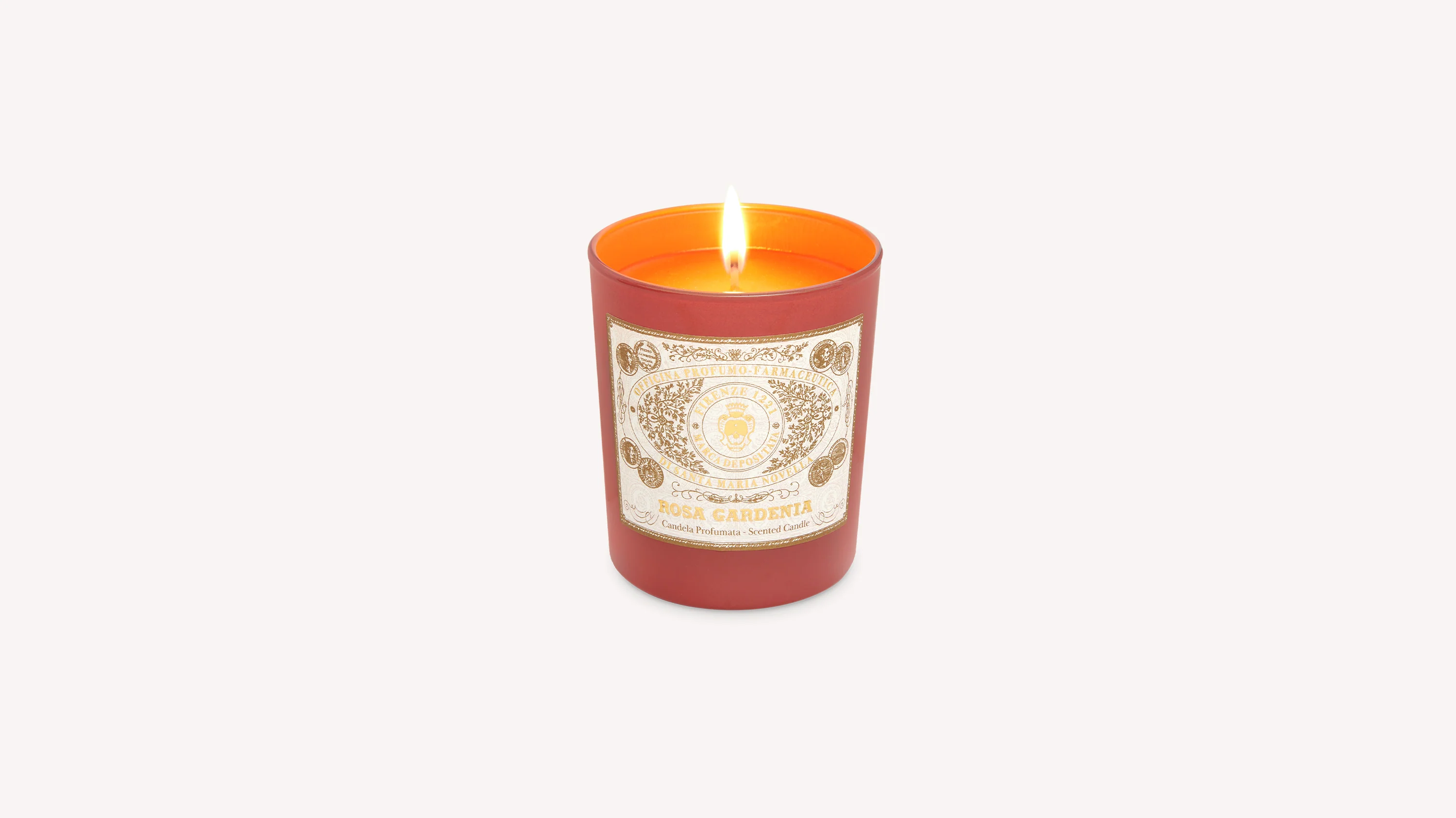 Rosa Gardenia Glass Candle - Image 4