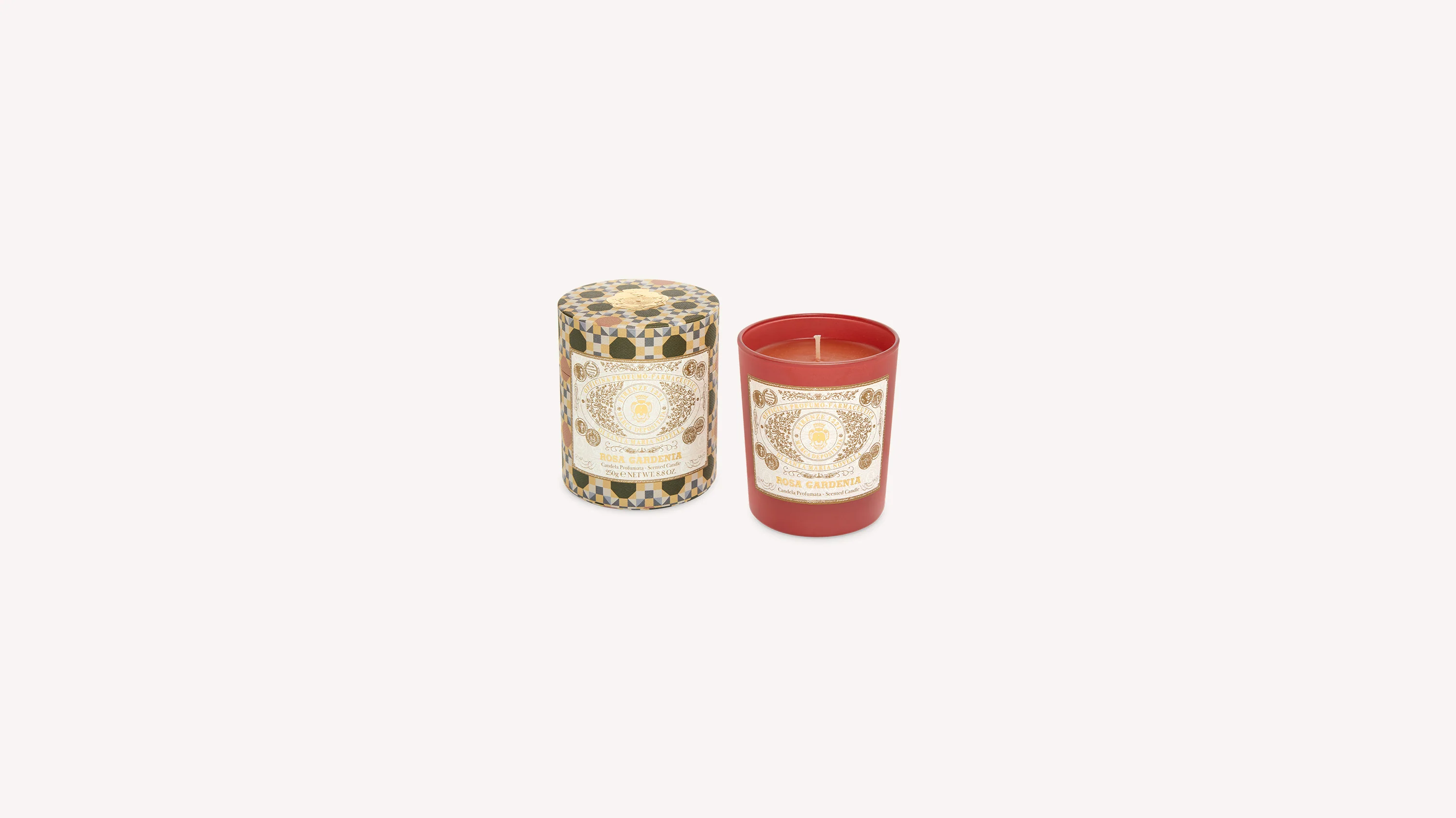 Rosa Gardenia Glass Candle - Image 5