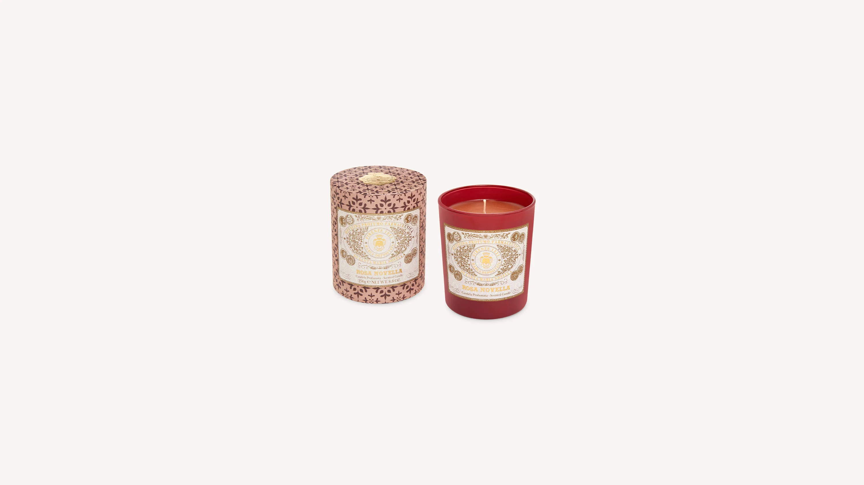 Rosa Novella Glass Candle - Image 5